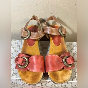 Sz 6 PIKOLINOS WOMENS LEATHER SANDALS
